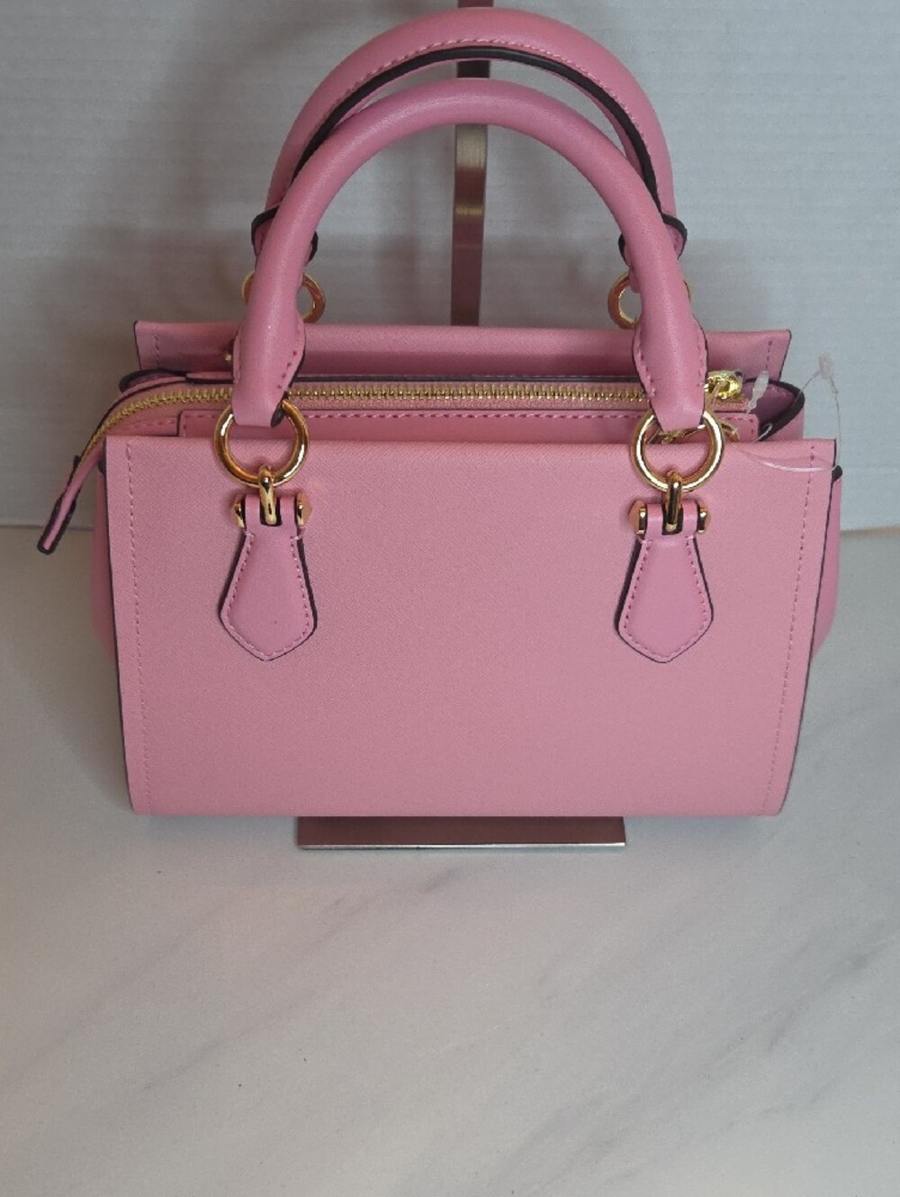 Michael Kors Marilyn Small Leather Satchel Bag - Picture 5 of 10